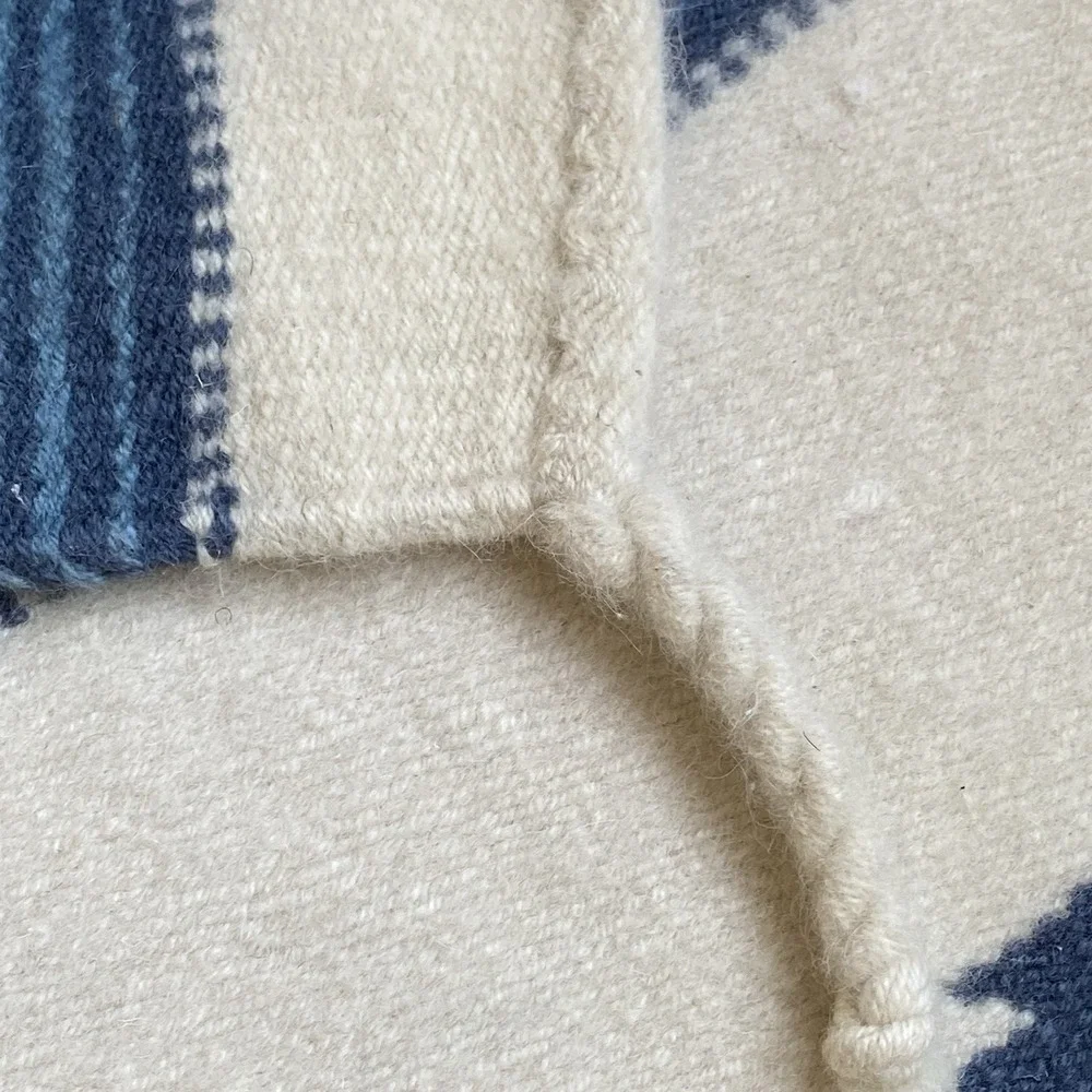 Handwoven Area Wool Rug 24x59